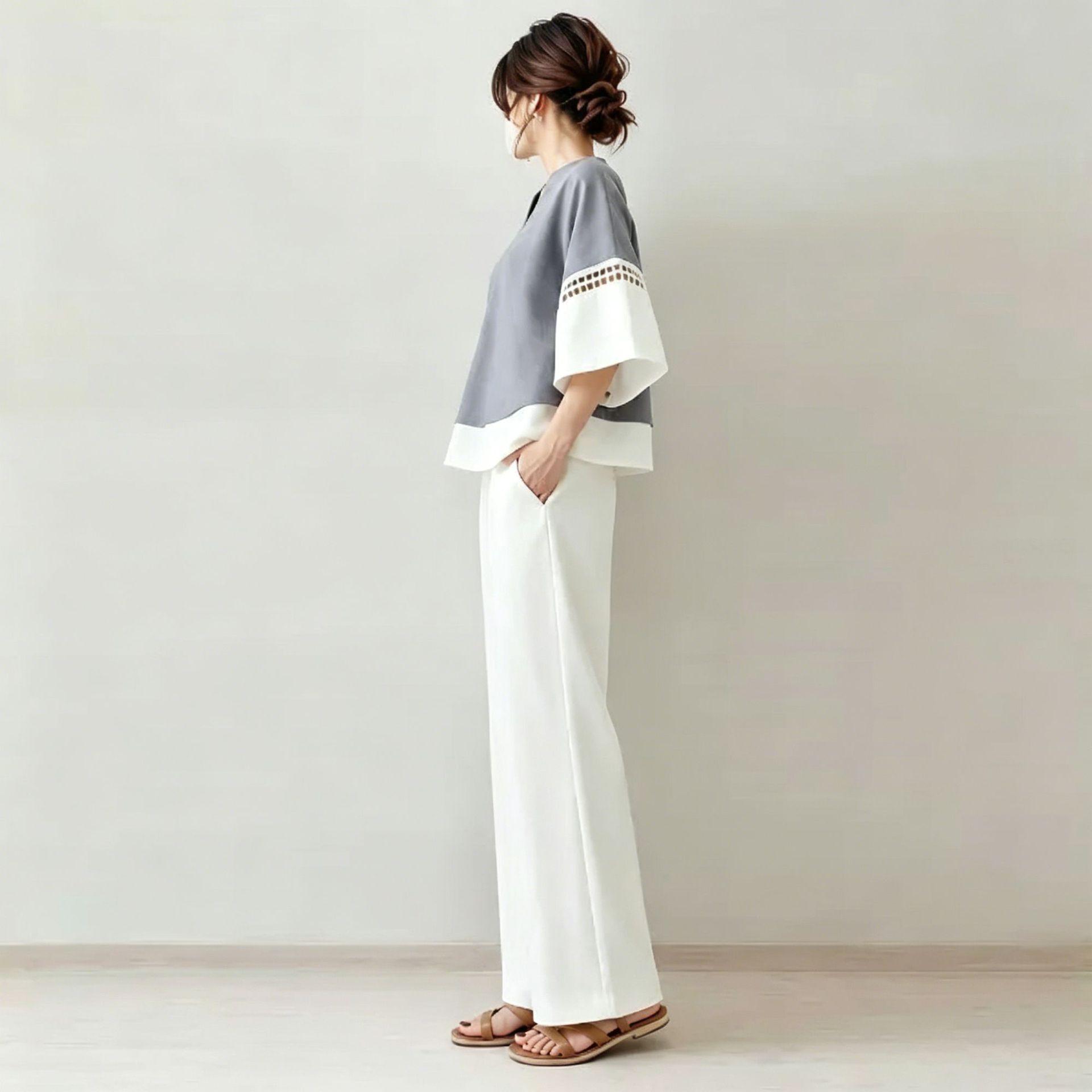 2026 New Two-piece Set: V-neck - Robe Silk Women recension och pris