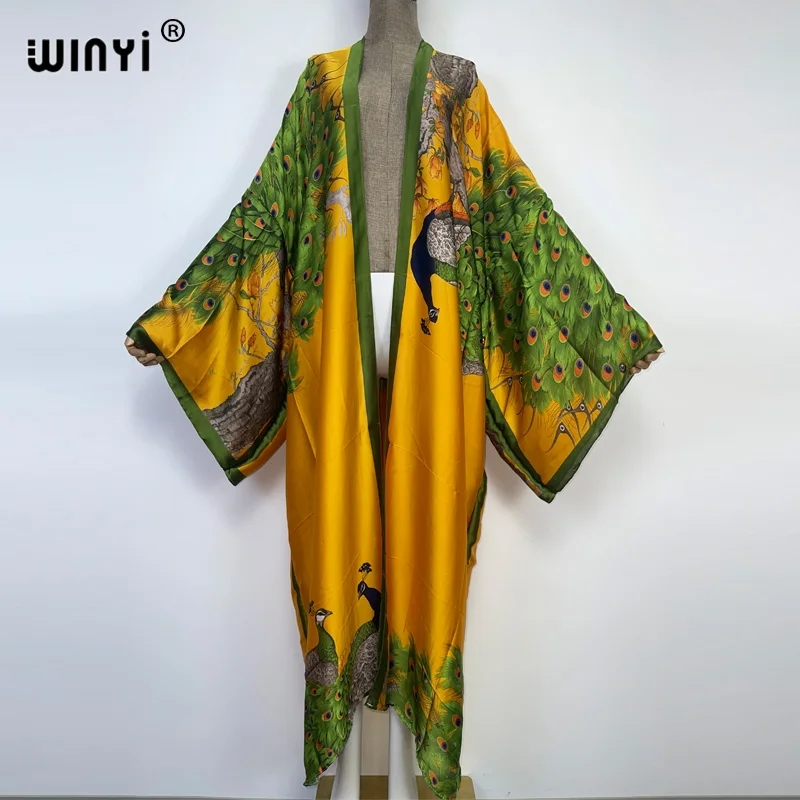 WINYI 2022 Summer Women Cardig - Robe Silk Women recension och pris