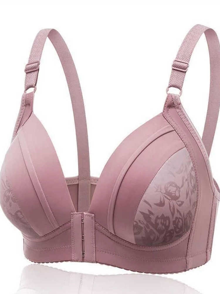 Push Up Bra Front Closure Wome - Bralette Wireless Soft recension och pris